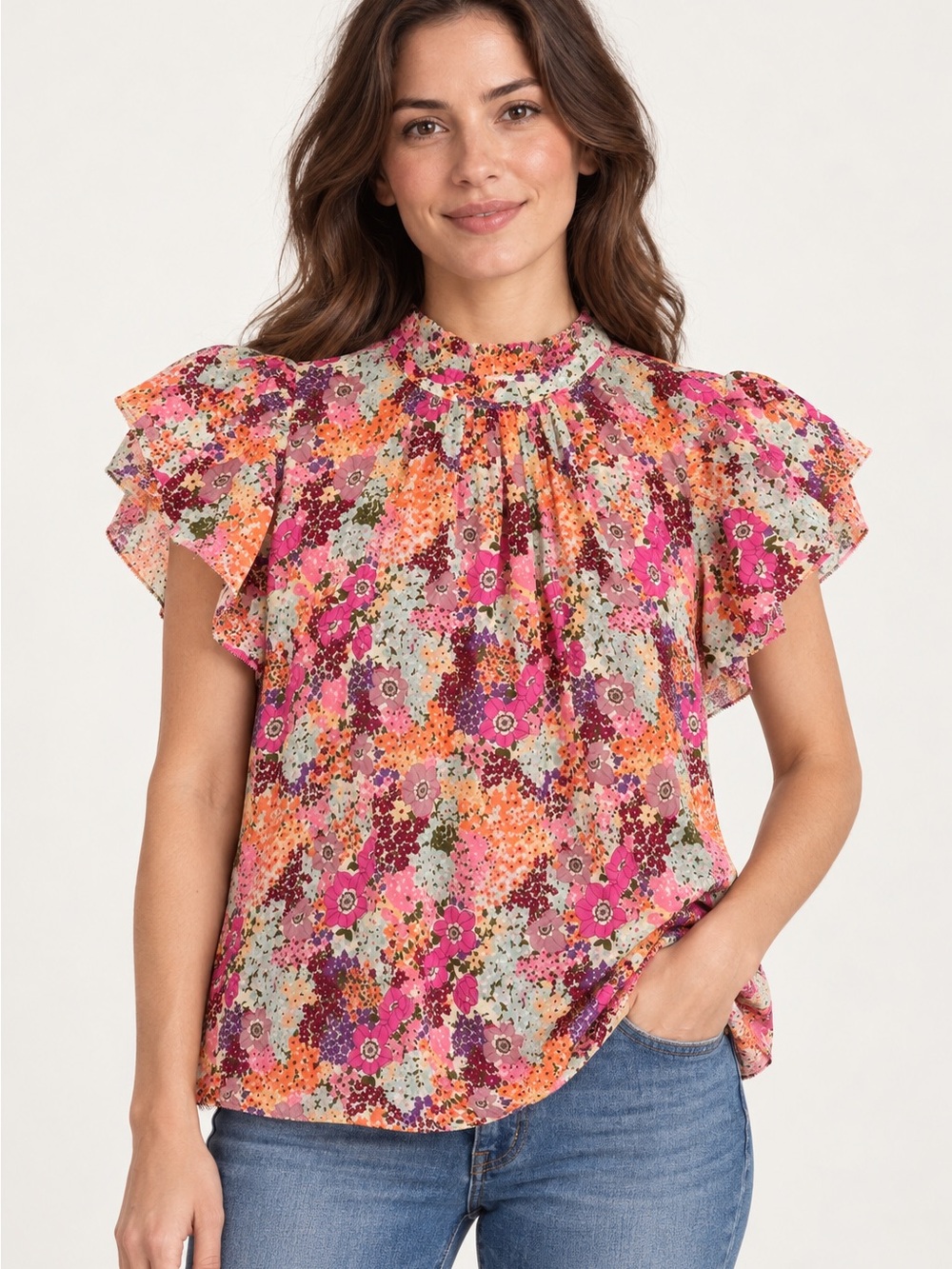 Anthropologie NWT $258 Trovata Birds of Paradis Carla Young Meadow Blouse XS